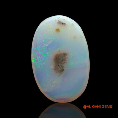 Natural Fire Opal Gemstone 3.00 Cts Loose Oval Cabochon From Australia 16x10x2 mm AC-927