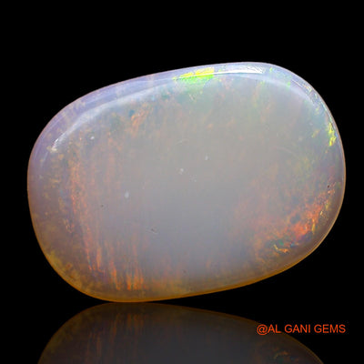 Natural Untreated Fire Opal Loose Gemstone Oval Cabochon From Australia 2.00 Cts 15x10x2 mm AC-928