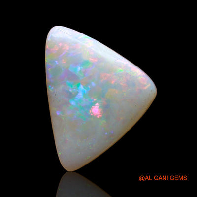 2.00 Cts Natural Australian Fire Opal Loose Gemstone Trillion Cabochon 15x11x2 mm AC-930