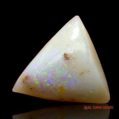 Natural Untreated Fire Opal Loose Gemstone Trillion Cabochon From Australia 4.00 Cts 13x12x5 mm AC-931