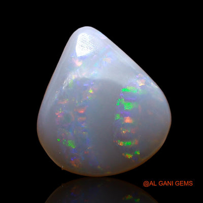 4.00 Cts Natural Australian Fire Opal Loose Gemstone Pear Cabochon 14x12x4 mm AC-934