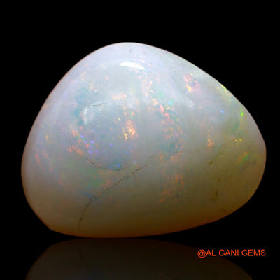 5.00 Cts Natural Australian Fire Opal Fancy Cabochon Loose Gemstone For Jewelry 14x11x5 mm AC-935