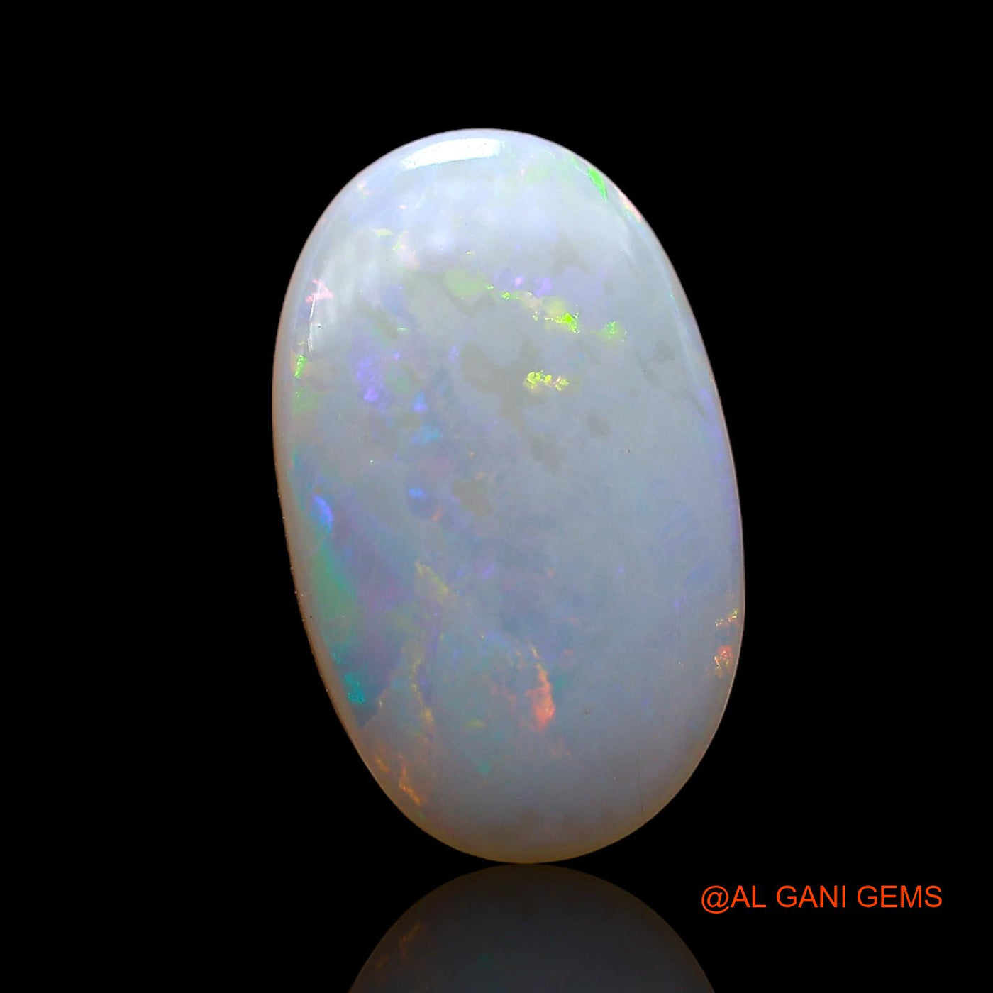 3.00 Cts Natural Australian Fire Opal Oval Cabochon Loose Gemstone For Jewelry 15x9x3 mm AC-936