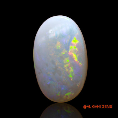 3.00 Cts Natural Australian Fire Opal Oval Cabochon Loose Gemstone For Jewelry 15x9x3 mm AC-936