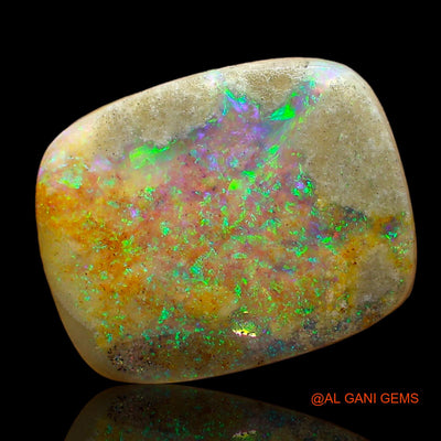 4.00 Cts Natural Australian Fire Opal Loose Gemstone Oval Cabochon 13x11x3 mm AC-937