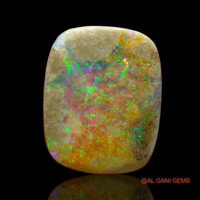 4.00 Cts Natural Australian Fire Opal Loose Gemstone Oval Cabochon 13x11x3 mm AC-937
