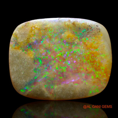 4.00 Cts Natural Australian Fire Opal Loose Gemstone Oval Cabochon 13x11x3 mm AC-937