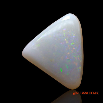 Natural Untreated Fire Opal Loose Gemstone Trillion Cabochon From Australia 4.00 Cts 12x11x4 mm AC-938