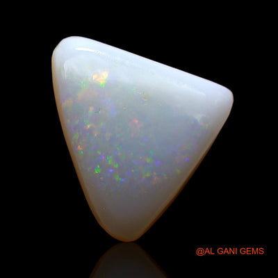Natural Untreated Fire Opal Loose Gemstone Trillion Cabochon From Australia 4.00 Cts 12x11x4 mm AC-938