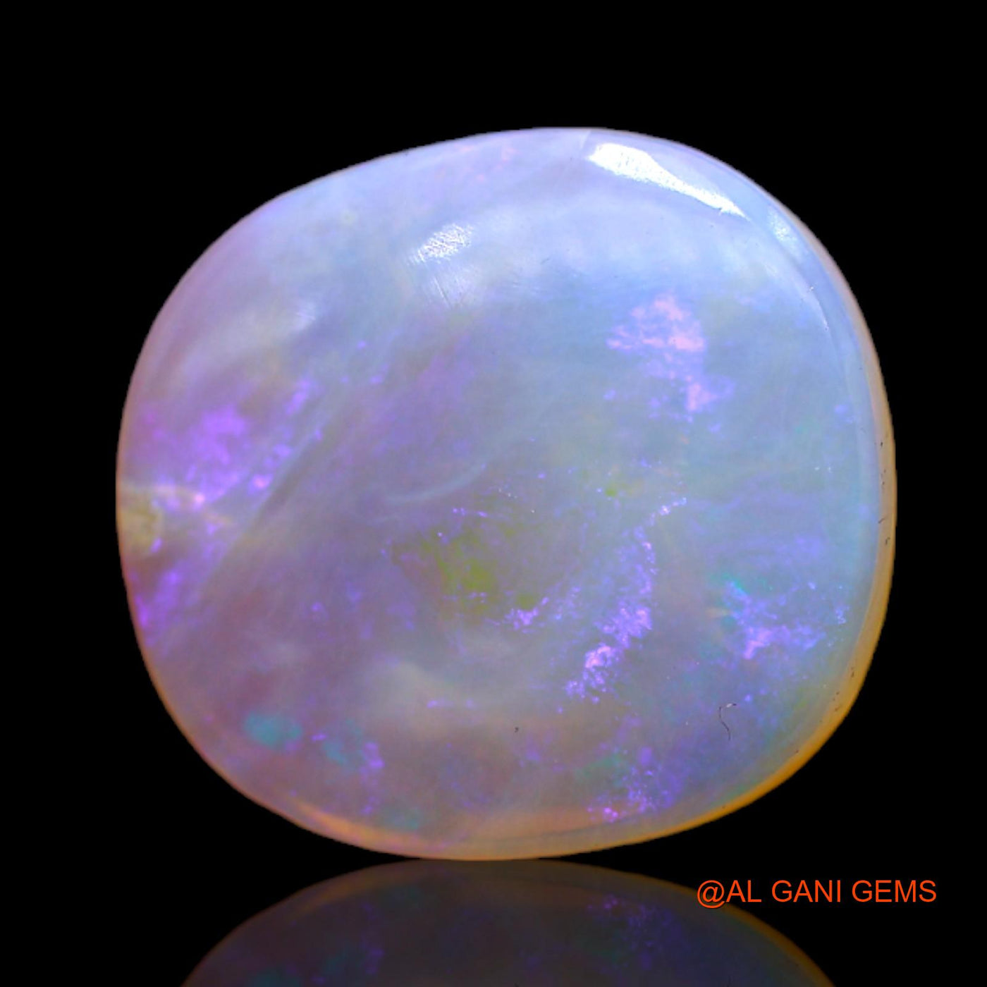 6.00 Cts Unheated Australian Fire Opal Loose Gemstone Oval Cabochon Natural 16x14x3 mm AC-93
