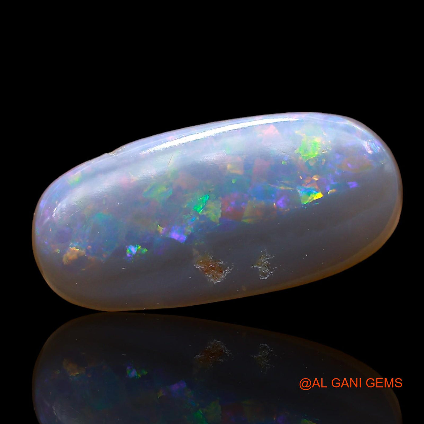 3.00 Cts Natural Australian Fire Opal Loose Gemstone Oval Cabochon 17x8x3 mm AC-941