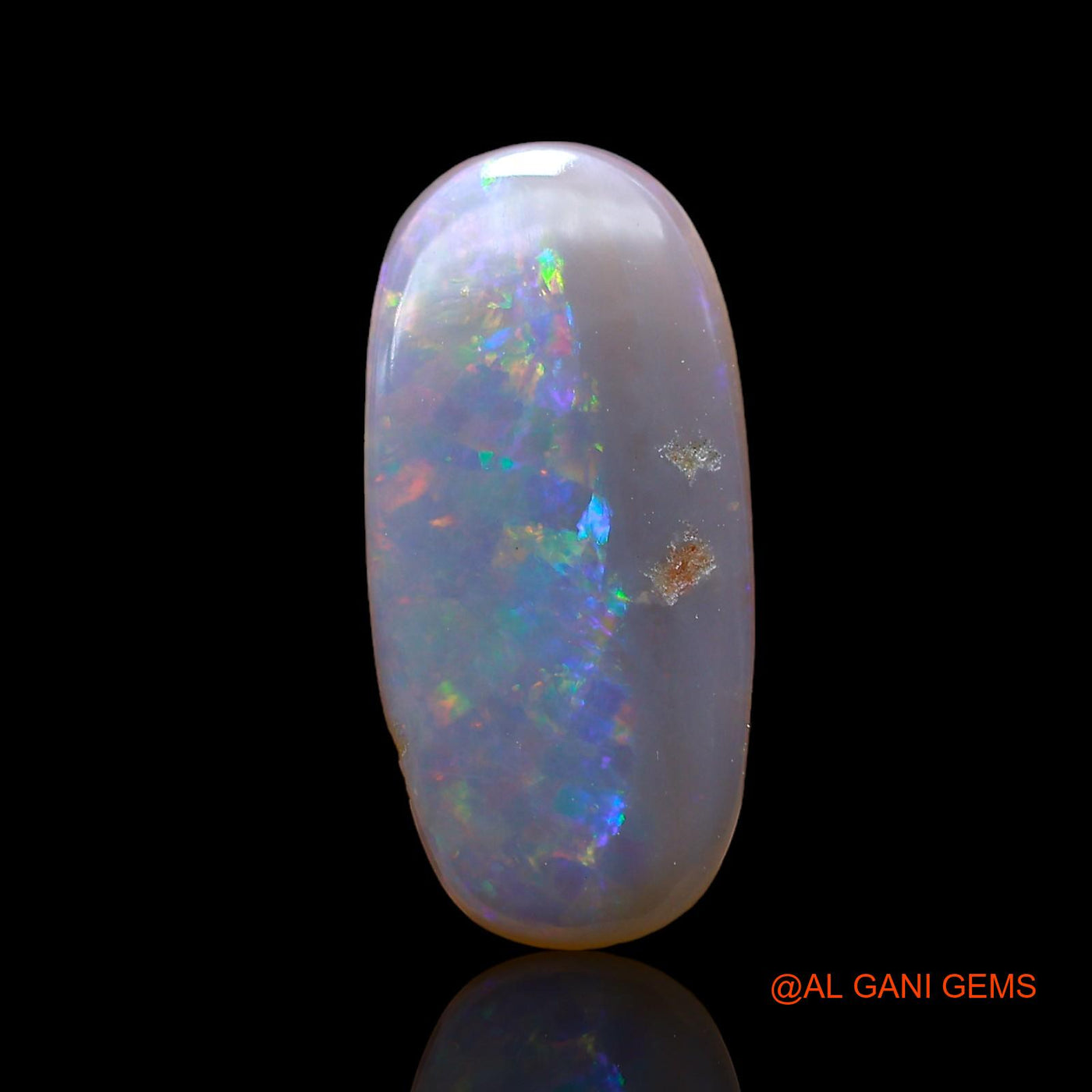 3.00 Cts Natural Australian Fire Opal Loose Gemstone Oval Cabochon 17x8x3 mm AC-941