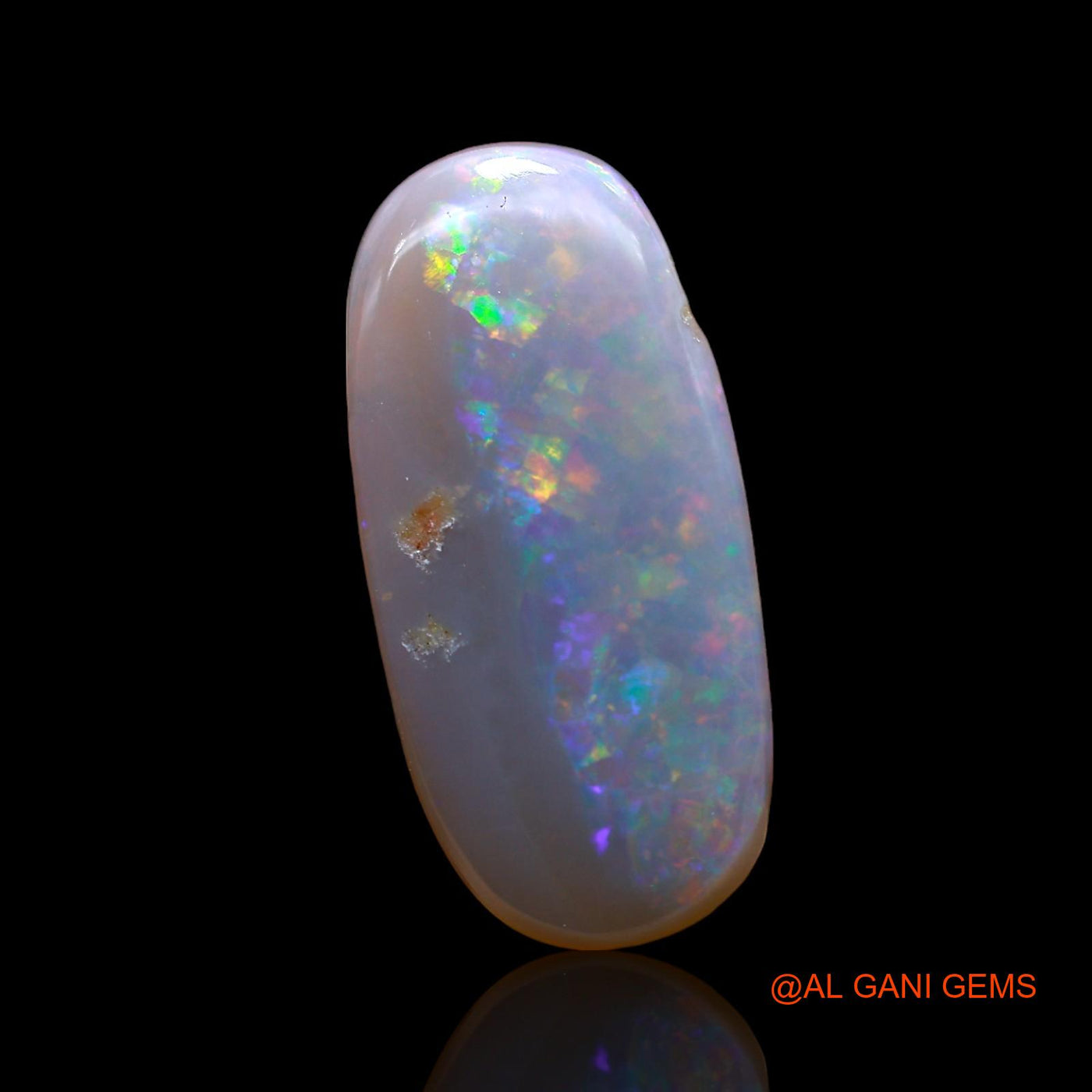 3.00 Cts Natural Australian Fire Opal Loose Gemstone Oval Cabochon 17x8x3 mm AC-941