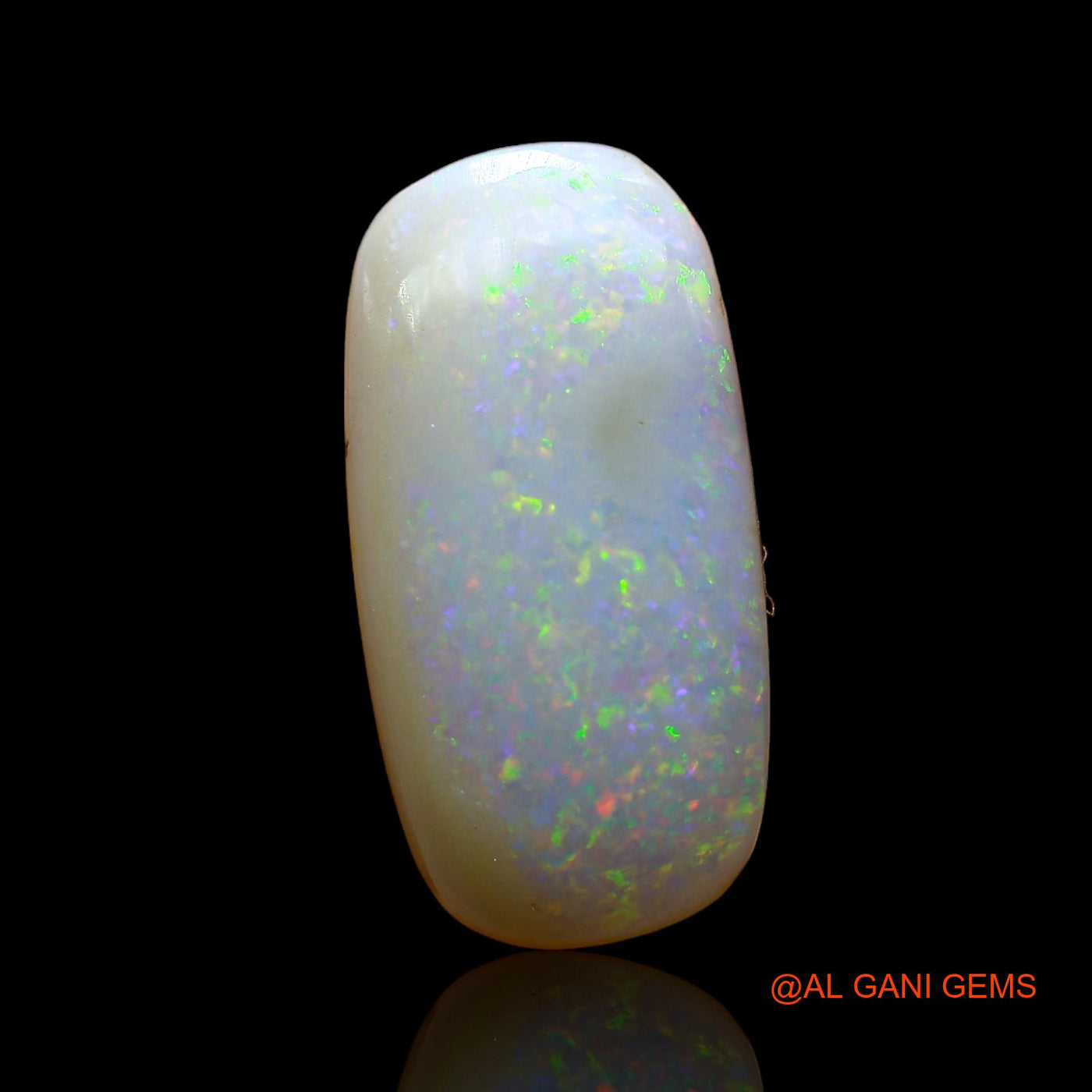 3.00 Cts Unheated Australian Fire Opal Loose Gemstone Oval Cabochon Natural 16x8x3 mm AC-942