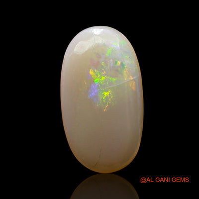 4.00 Cts Unheated Australian Fire Opal Loose Gemstone Oval Cabochon Natural 16x9x4 mm AC-943