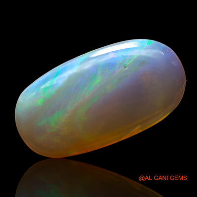 Natural Untreated Fire Opal Loose Gemstone Oval Cabochon From Australia 3.00 Cts 16x8x3 mm AC-944