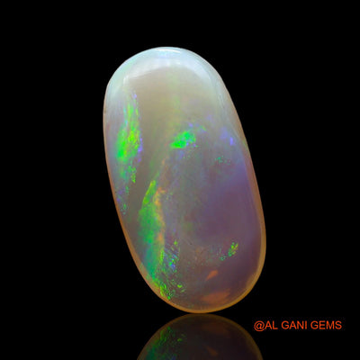 Natural Untreated Fire Opal Loose Gemstone Oval Cabochon From Australia 3.00 Cts 16x8x3 mm AC-944