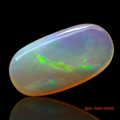 Natural Untreated Fire Opal Loose Gemstone Oval Cabochon From Australia 3.00 Cts 16x8x3 mm AC-944