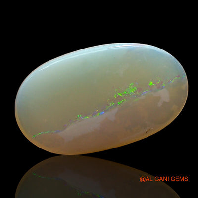 Natural Untreated Fire Opal Loose Gemstone Oval Cabochon From Australia 2.00 Cts 16x9x2 mm AC-946