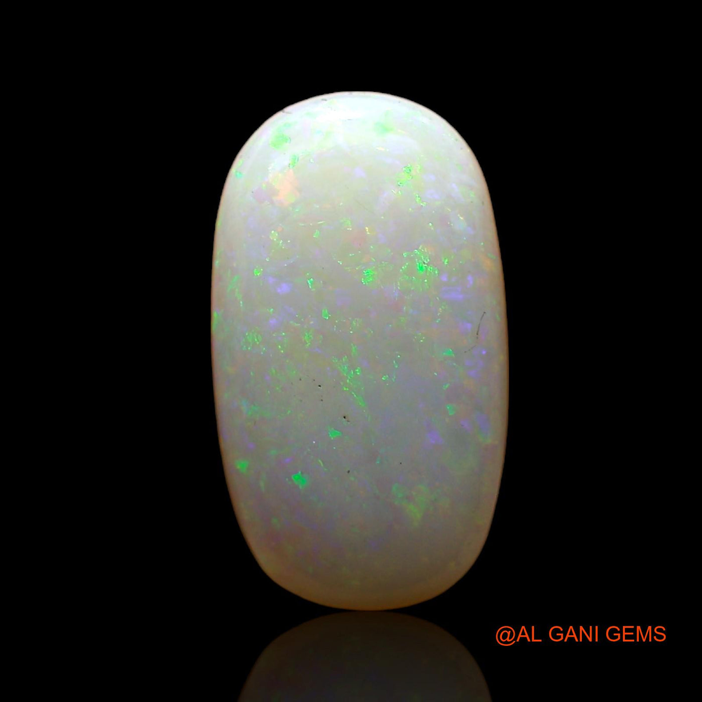 3.00 Cts Natural Australian Fire Opal Loose Gemstone Oval Cabochon 15x8x3 mm AC-947