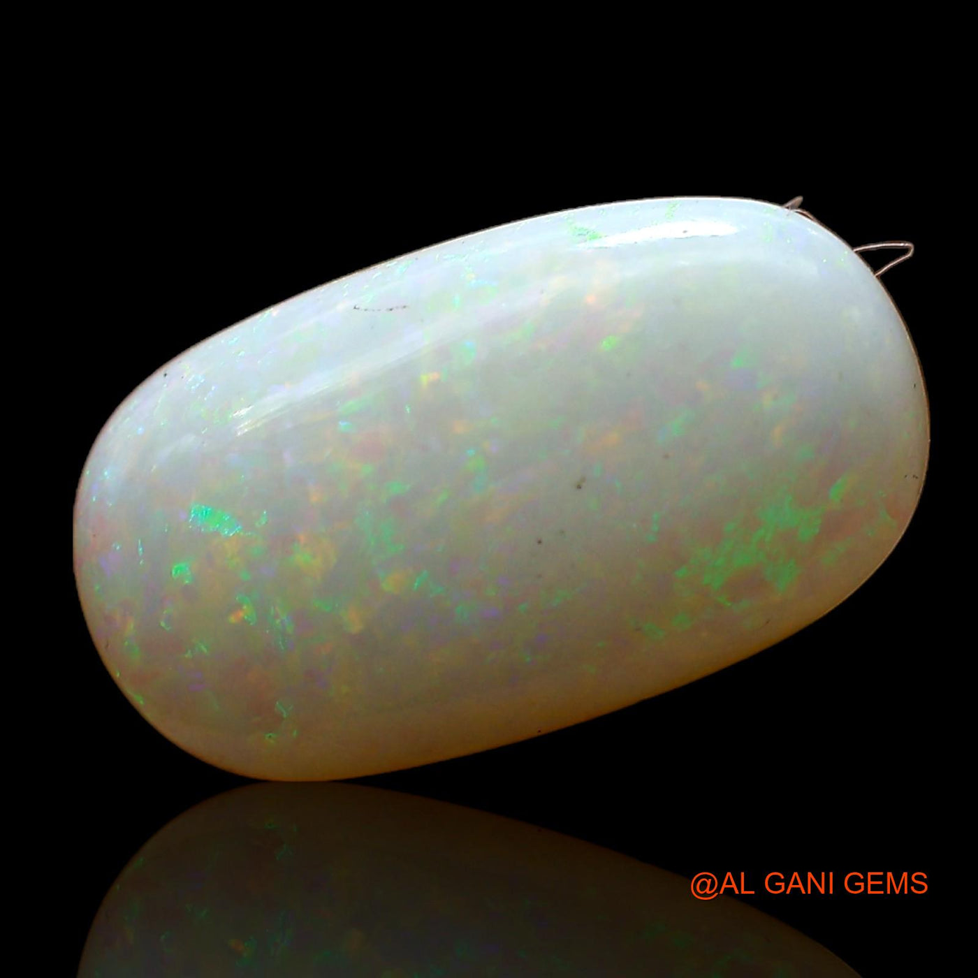 3.00 Cts Natural Australian Fire Opal Loose Gemstone Oval Cabochon 15x8x3 mm AC-947