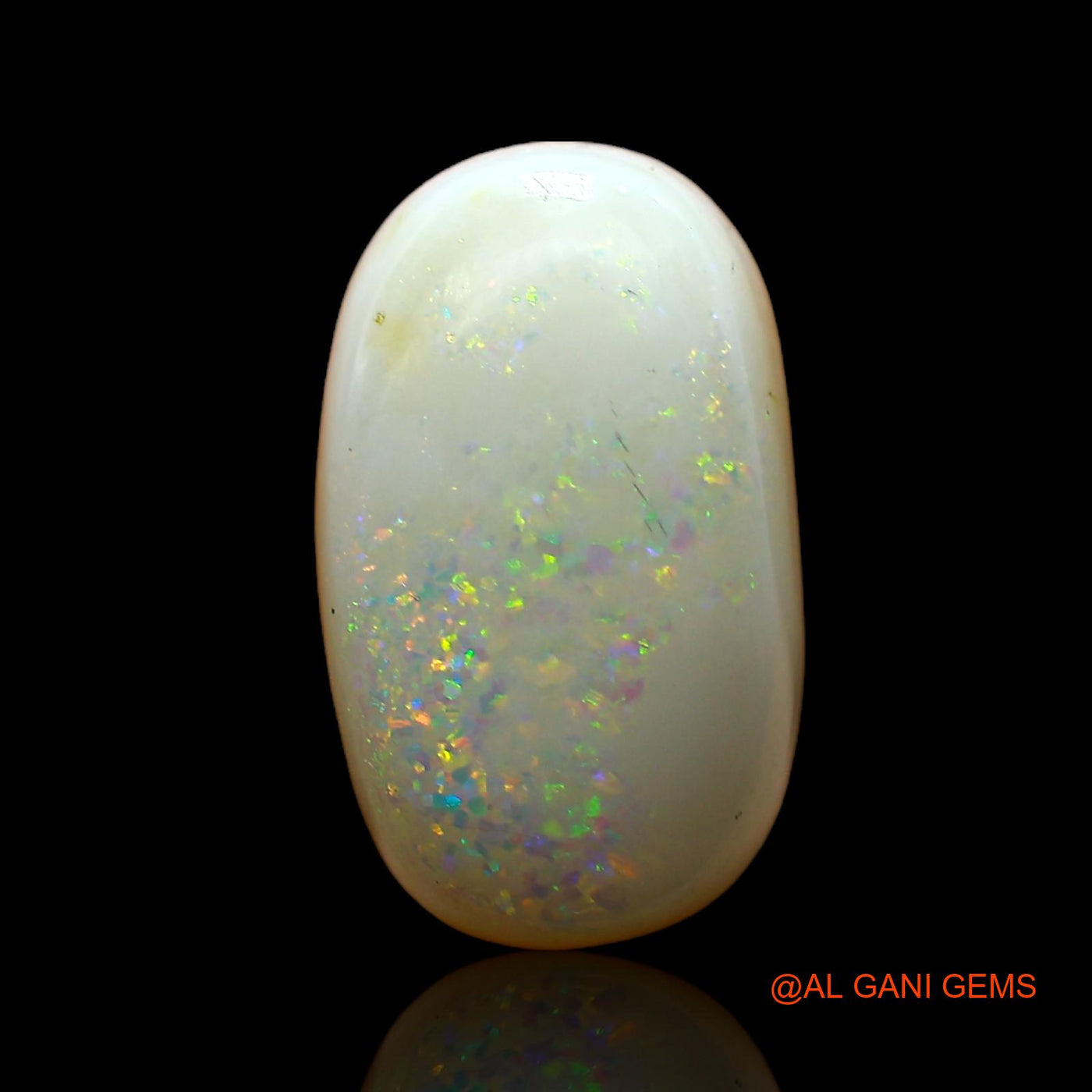 5.00 Cts Natural Australian Fire Opal Loose Gemstone Oval Cabochon 15x8x5 mm AC-948