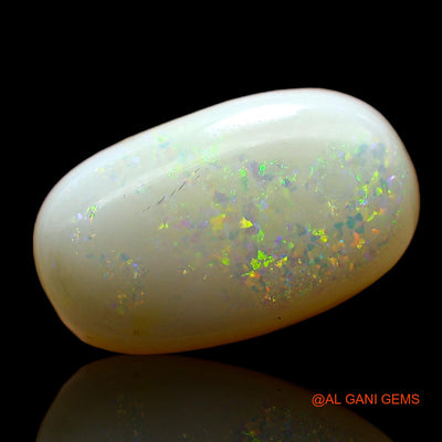 5.00 Cts Natural Australian Fire Opal Loose Gemstone Oval Cabochon 15x8x5 mm AC-948