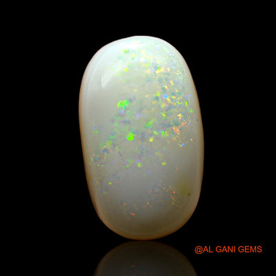 5.00 Cts Natural Australian Fire Opal Loose Gemstone Oval Cabochon 15x8x5 mm AC-948