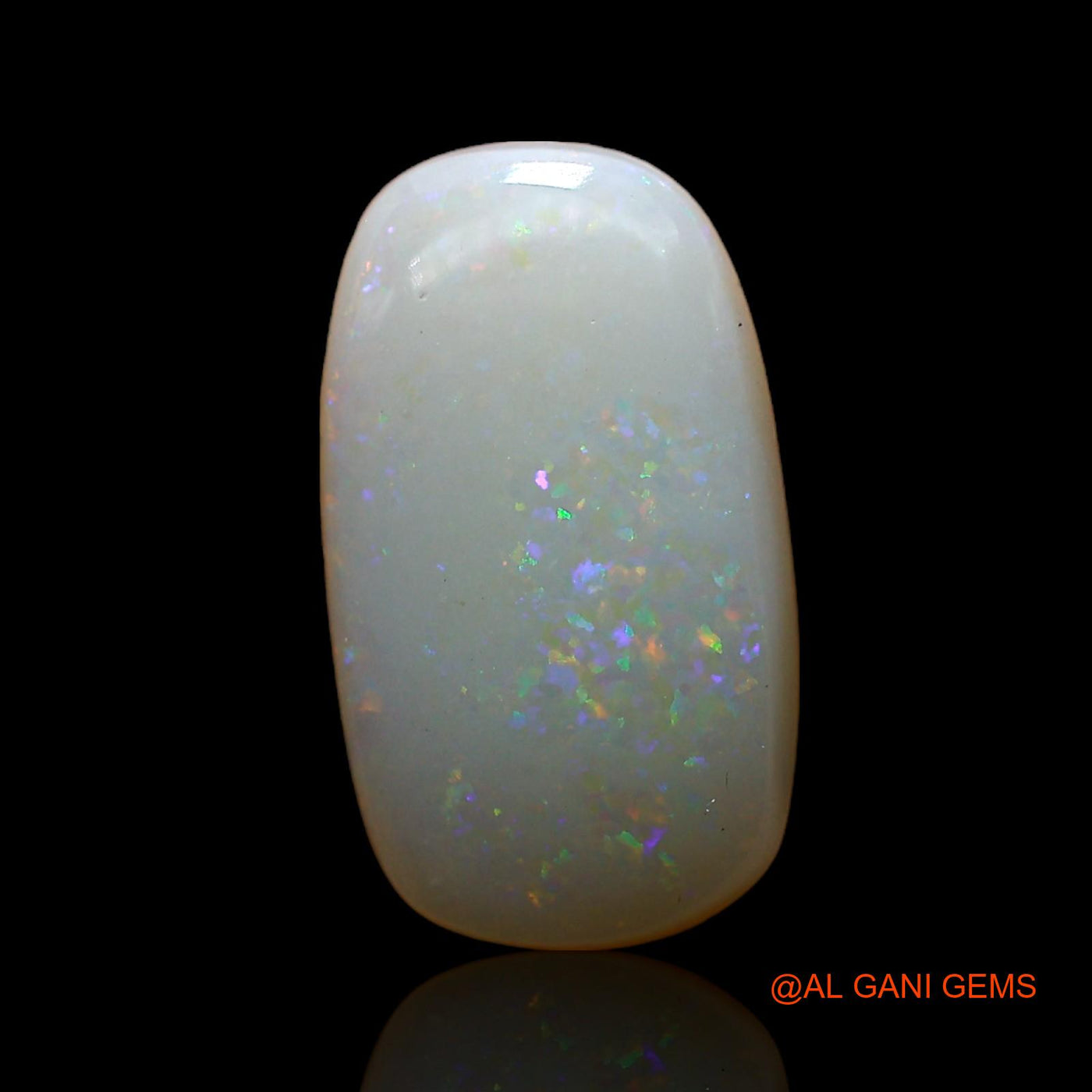 3.00 Cts Natural Australian Fire Opal Oval Cabochon Loose Gemstone For Jewelry 15x8x3 mm AC-949