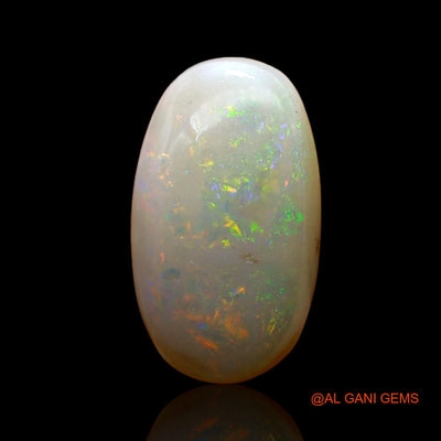 4.00 Cts Unheated Australian Fire Opal Loose Gemstone Oval Cabochon Natural 15x9x5 mm AC-950