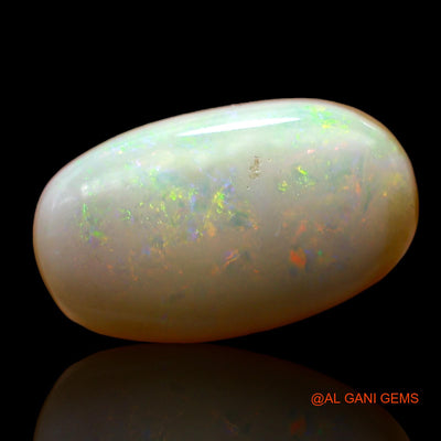 4.00 Cts Unheated Australian Fire Opal Loose Gemstone Oval Cabochon Natural 15x9x5 mm AC-950