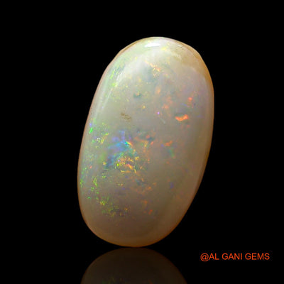 4.00 Cts Unheated Australian Fire Opal Loose Gemstone Oval Cabochon Natural 15x9x5 mm AC-950