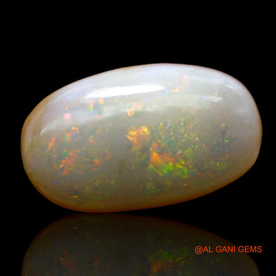 4.00 Cts Unheated Australian Fire Opal Loose Gemstone Oval Cabochon Natural 15x9x5 mm AC-950