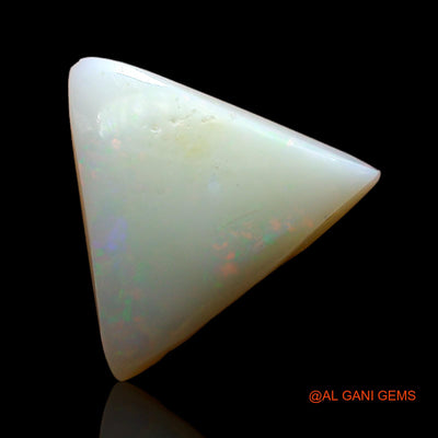 4.00 Cts Unheated Australian Fire Opal Loose Gemstone Trillion Cabochon Natural 13x12x4 mm AC-951