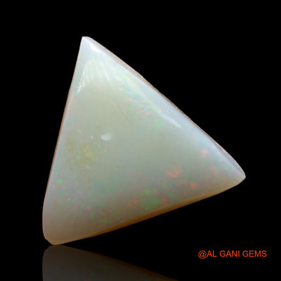 4.00 Cts Unheated Australian Fire Opal Loose Gemstone Trillion Cabochon Natural 13x12x4 mm AC-951
