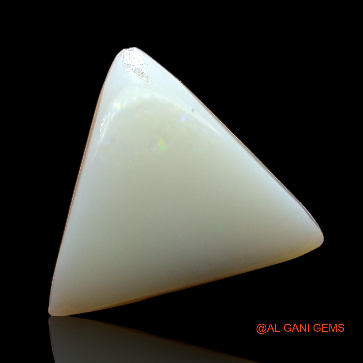 4.00 Cts Unheated Australian Fire Opal Loose Gemstone Trillion Cabochon Natural 13x12x4 mm AC-951