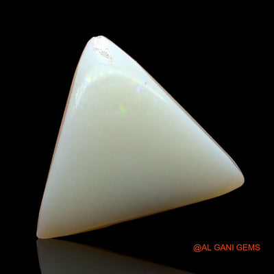 4.00 Cts Unheated Australian Fire Opal Loose Gemstone Trillion Cabochon Natural 13x12x4 mm AC-951