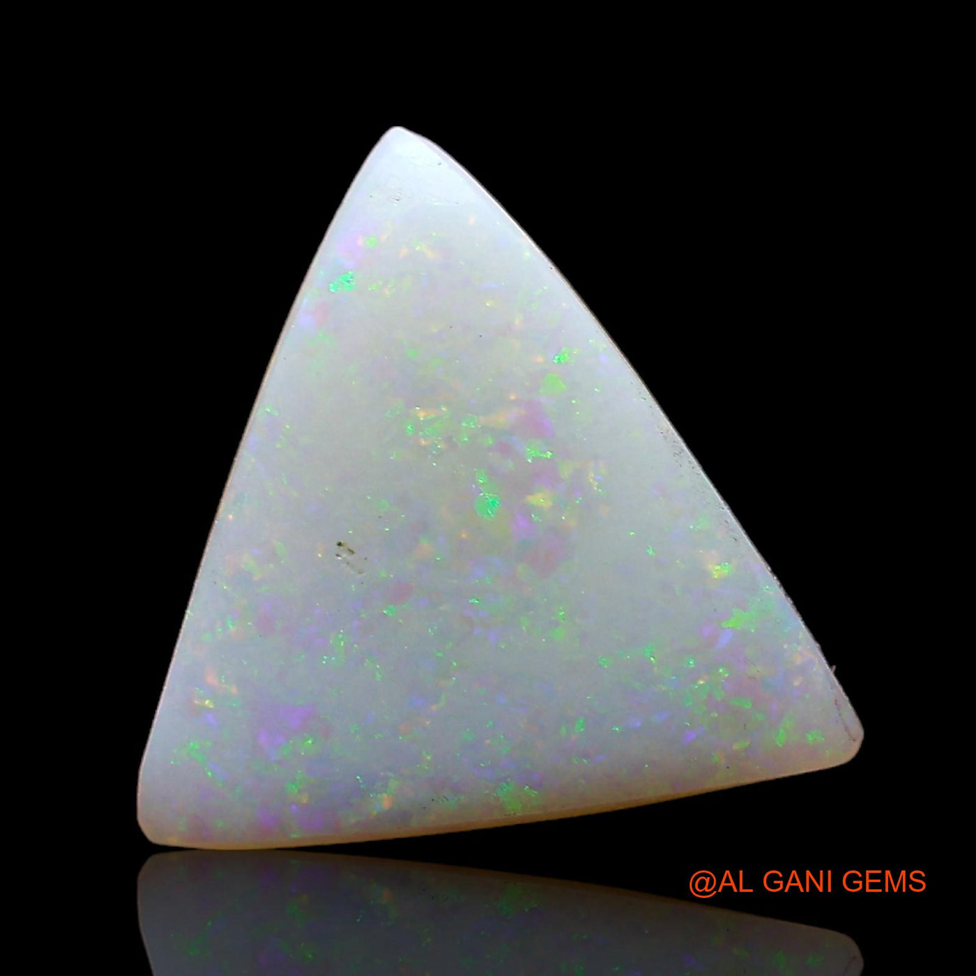 2.00 Cts Natural Australian Fire Opal Loose Gemstone Trillion Cabochon 13x12x3 mm AC-952