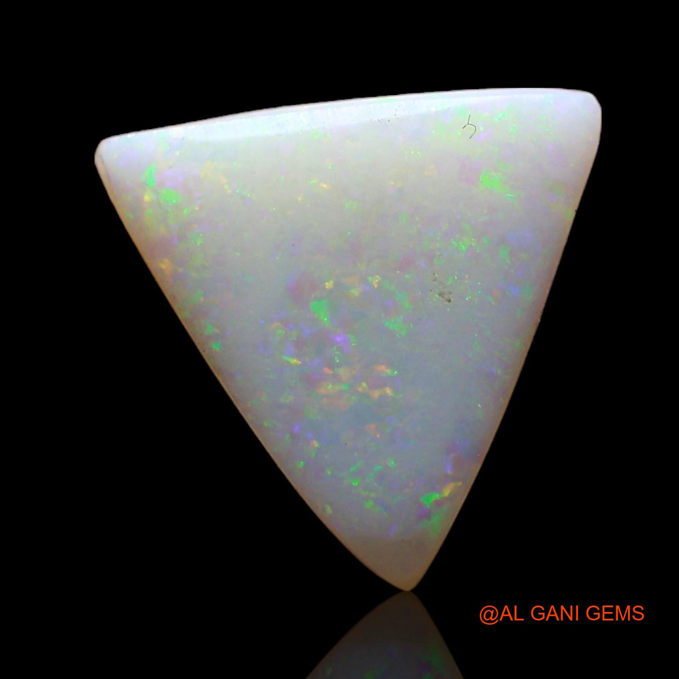 2.00 Cts Natural Australian Fire Opal Loose Gemstone Trillion Cabochon 13x12x3 mm AC-952