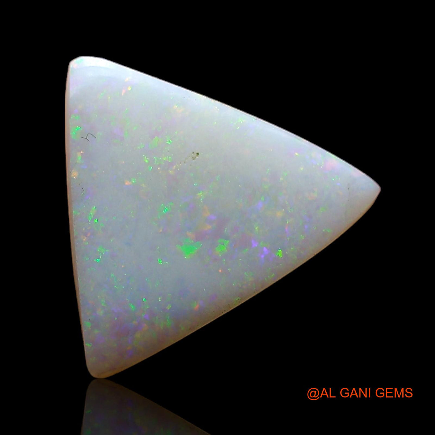 2.00 Cts Natural Australian Fire Opal Loose Gemstone Trillion Cabochon 13x12x3 mm AC-952