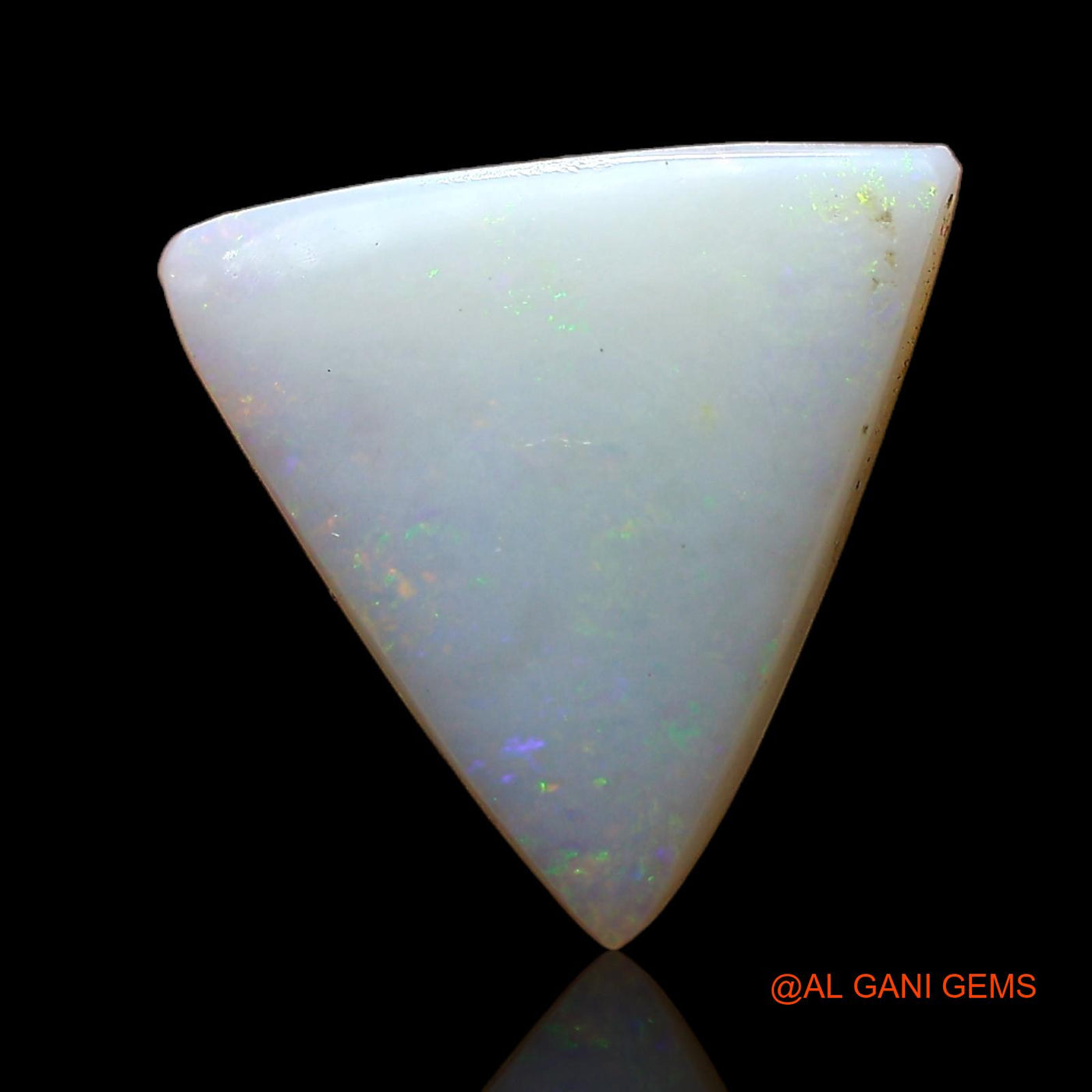 2.00 Cts Natural Australian Fire Opal Loose Gemstone Trillion Cabochon 13x12x3 mm AC-952