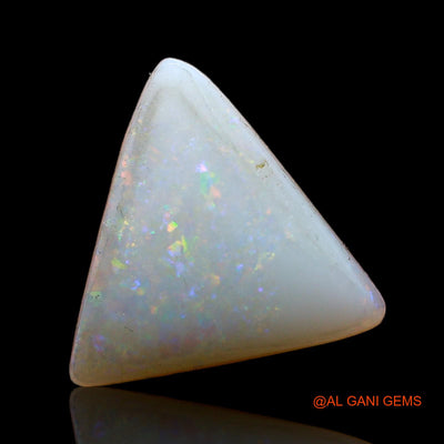 Natural Fire Opal Gemstone 3.00 Cts Loose Trillion Cabochon From Australia 12x12x4 mm AC-953