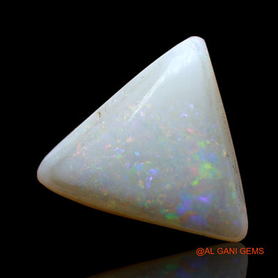 Natural Fire Opal Gemstone 3.00 Cts Loose Trillion Cabochon From Australia 12x12x4 mm AC-953
