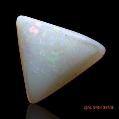 Natural Fire Opal Gemstone 3.00 Cts Loose Trillion Cabochon From Australia 12x12x4 mm AC-953