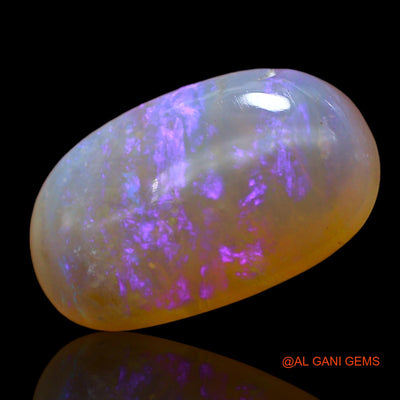 4.00 Cts Natural Australian Fire Opal Loose Gemstone Oval Cabochon 15x9x5 mm AC-954