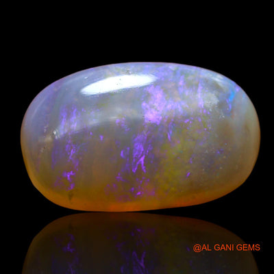 4.00 Cts Natural Australian Fire Opal Loose Gemstone Oval Cabochon 15x9x5 mm AC-954