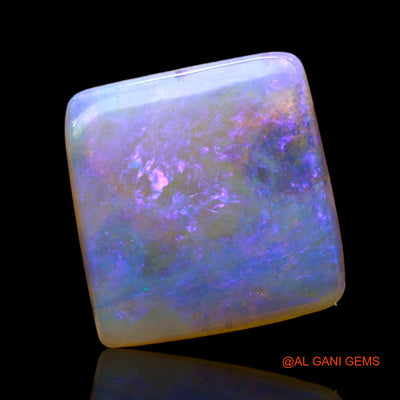3.00 Cts Natural Australian Fire Opal Loose Gemstone Square Cabochon 12x11x2 mm AC-955