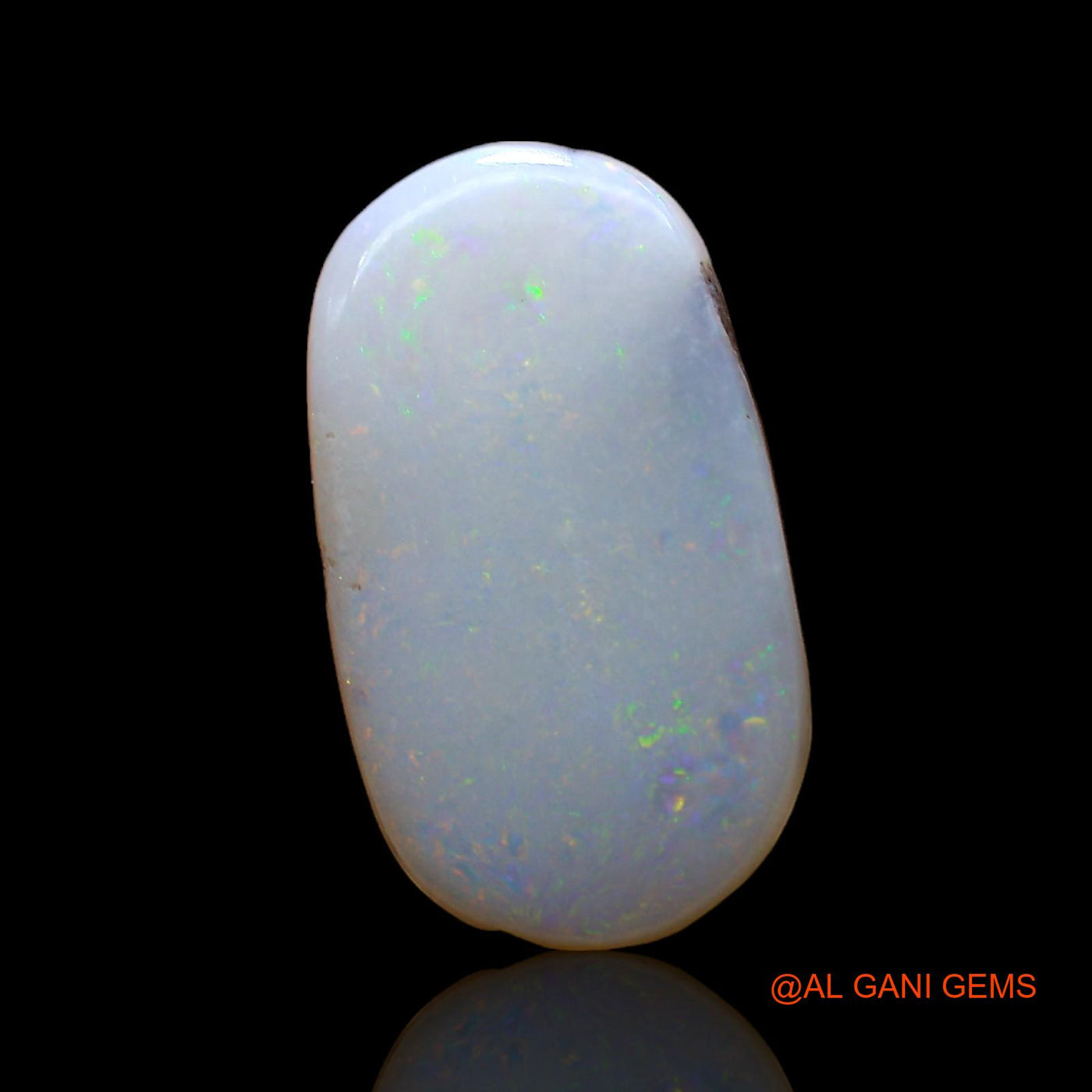 Natural Fire Opal Gemstone 2.00 Cts Loose Oval Cabochon From Australia 16x9x1 mm AC-956