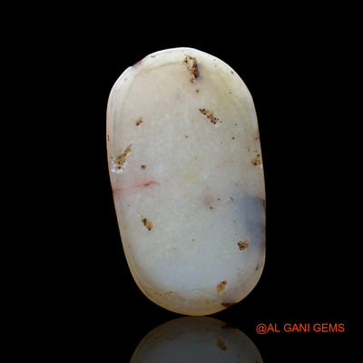 Natural Fire Opal Gemstone 2.00 Cts Loose Oval Cabochon From Australia 16x9x1 mm AC-956