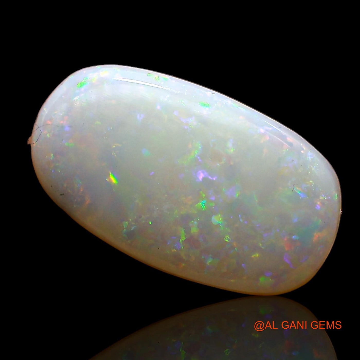 3.00 Cts Natural Australian Fire Opal Oval Cabochon Loose Gemstone For Jewelry 16x9x3 mm AC-957